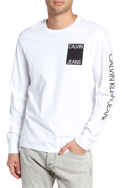 calvin klein t shirts mens online|Calvin Klein long sleeve shirt.